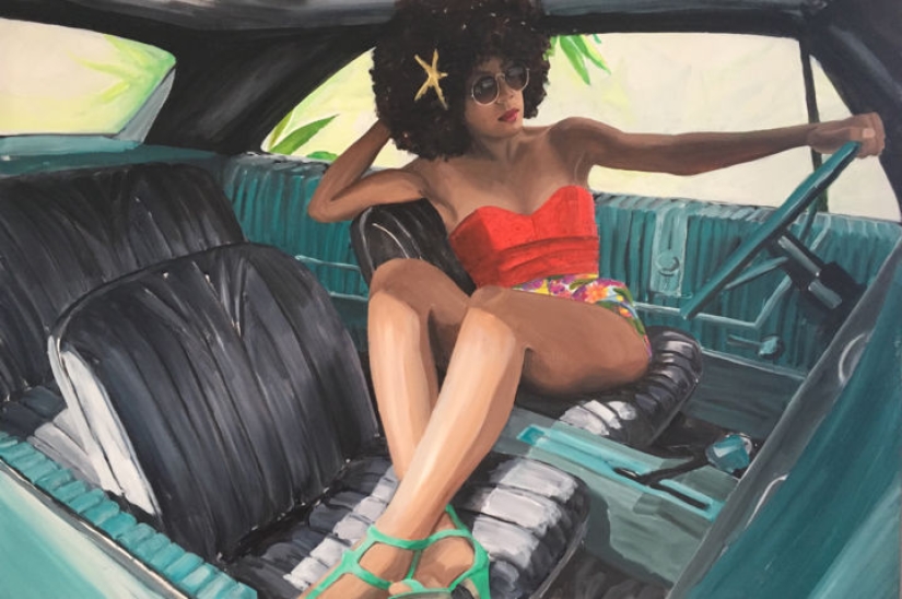 La isla paradisíaca de Reunión y sus habitantes en las pinturas de Aurélie Quenten La isla paradisíaca de Reunión y sus habitantes en las pinturas de Aurélie Quenten