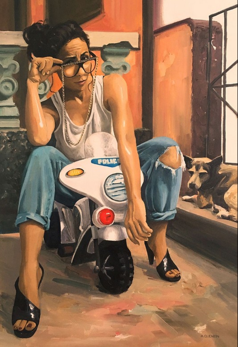 La isla paradisíaca de Reunión y sus habitantes en las pinturas de Aurélie Quenten La isla paradisíaca de Reunión y sus habitantes en las pinturas de Aurélie Quenten