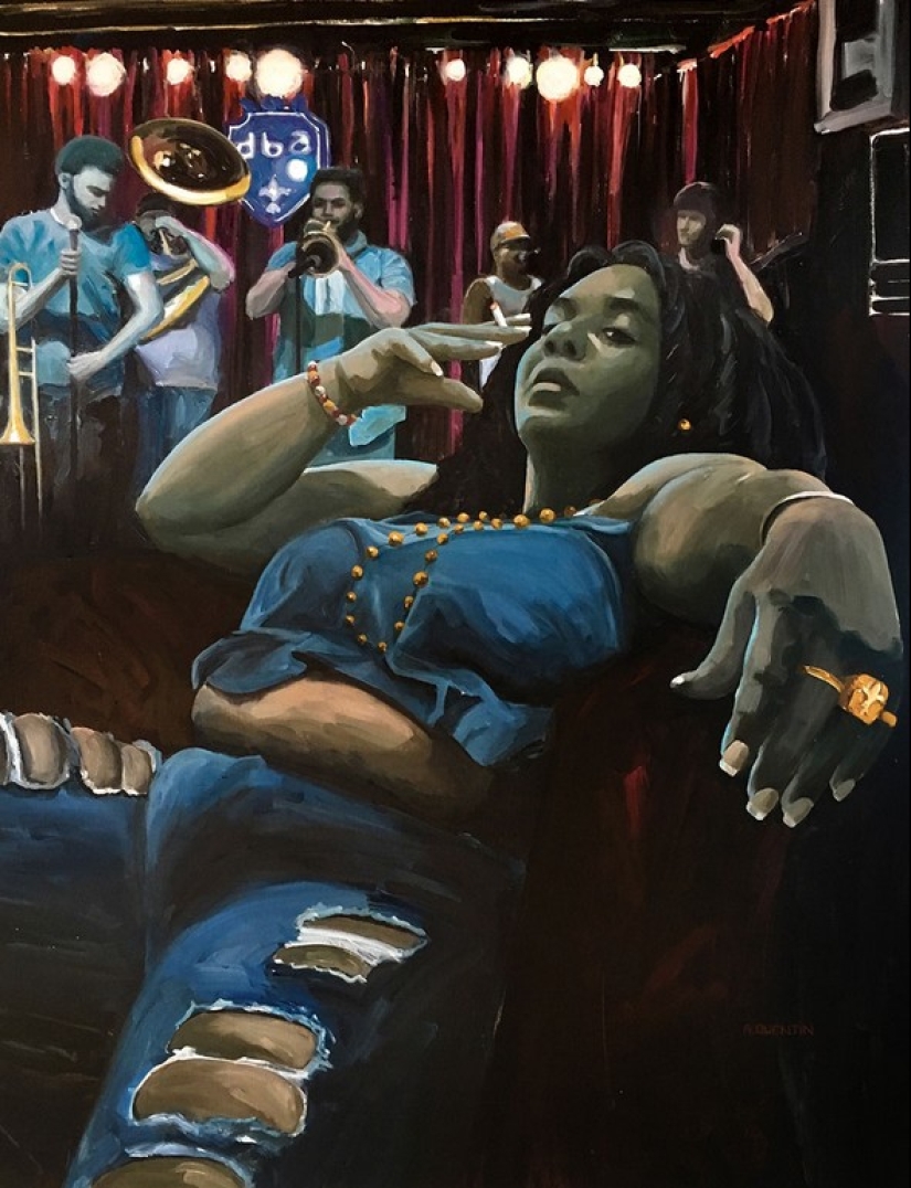 La isla paradisíaca de Reunión y sus habitantes en las pinturas de Aurélie Quenten La isla paradisíaca de Reunión y sus habitantes en las pinturas de Aurélie Quenten