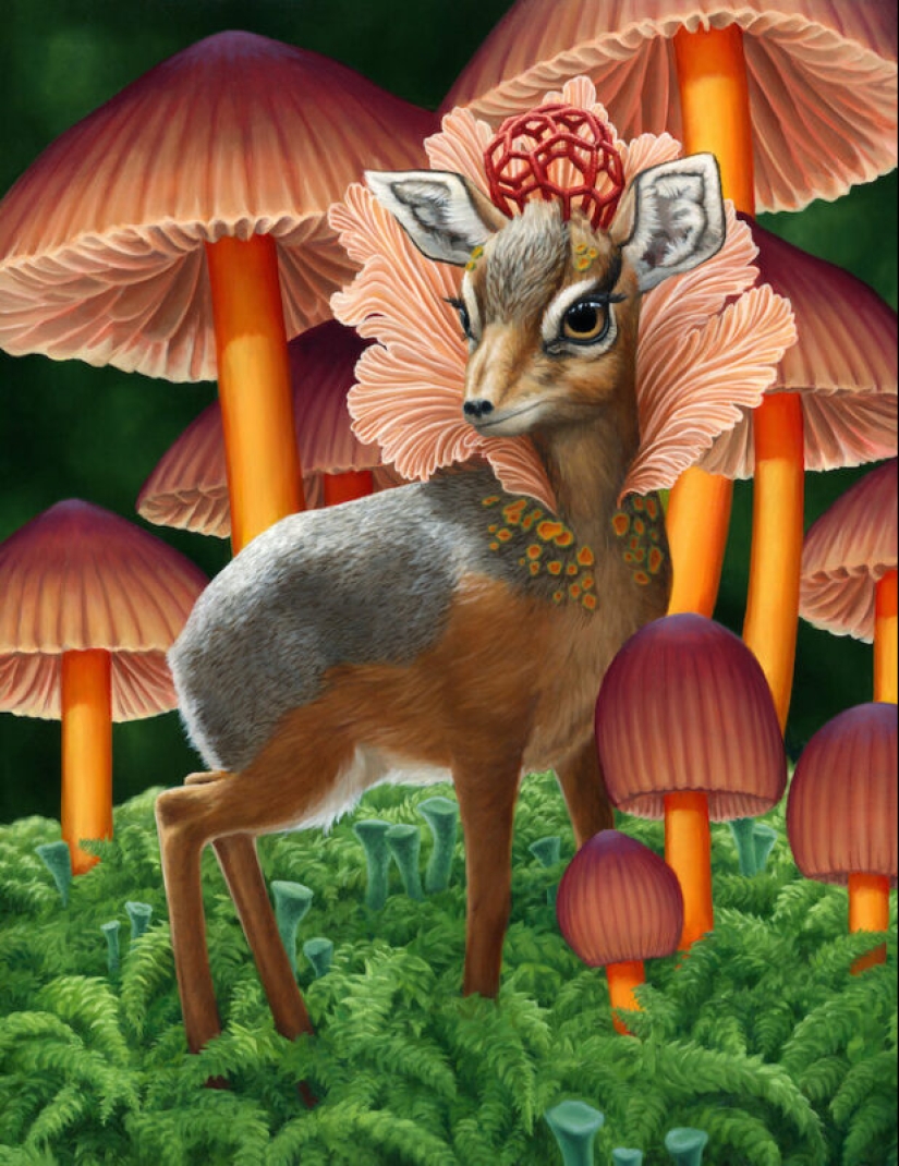 La magia del mundo animal en las pinturas del artista surrealista John Ching La magia del mundo animal en las pinturas del artista surrealista John Ching