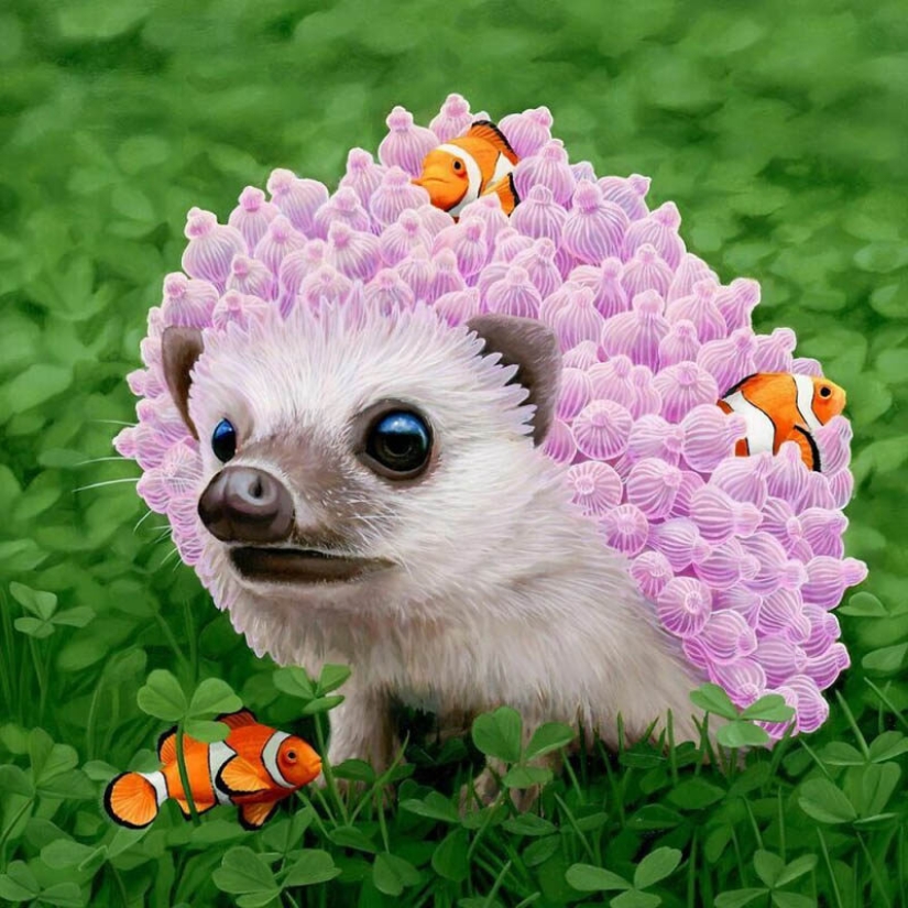 La magia del mundo animal en las pinturas del artista surrealista John Ching La magia del mundo animal en las pinturas del artista surrealista John Ching