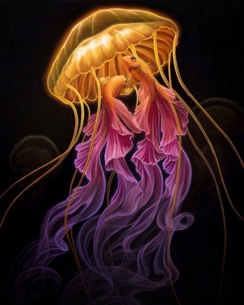 La magia del mundo animal en las pinturas del artista surrealista John Ching La magia del mundo animal en las pinturas del artista surrealista John Ching