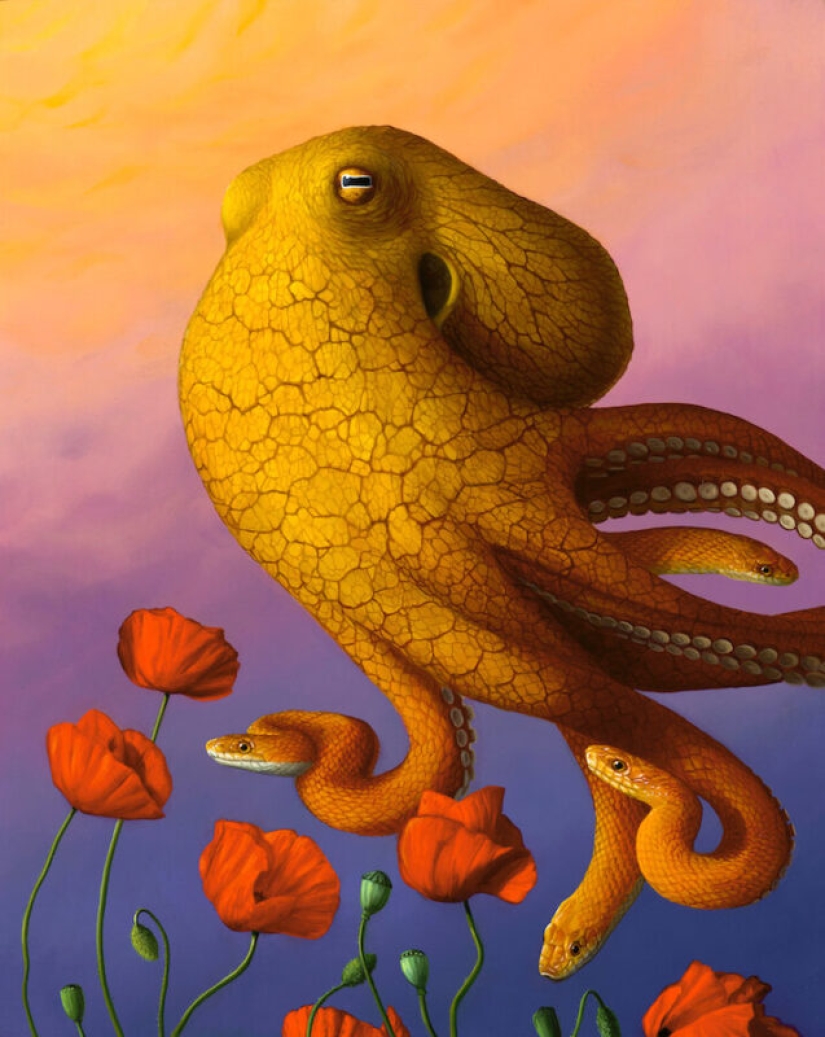 La magia del mundo animal en las pinturas del artista surrealista John Ching La magia del mundo animal en las pinturas del artista surrealista John Ching