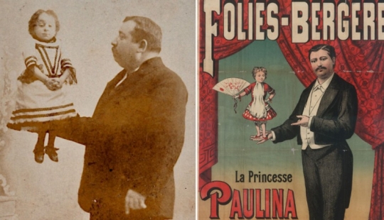 La princesa Paulina Musters: la corta y colorida vida de la mujer más pequeña de la historia