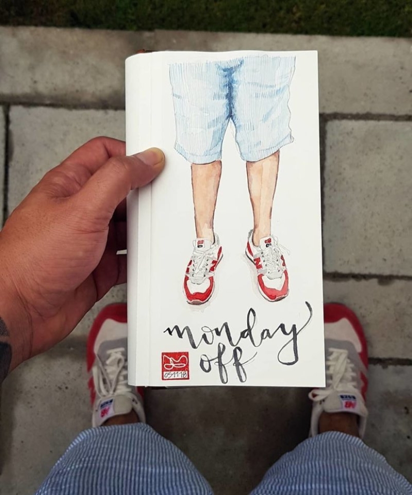 La realidad es transferida al papel: la increíble bocetos del arquitecto desde Colombia