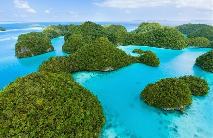 La rocosa isla de Palau