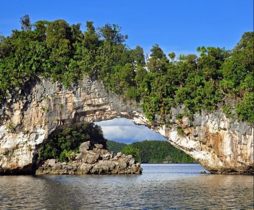 La rocosa isla de Palau