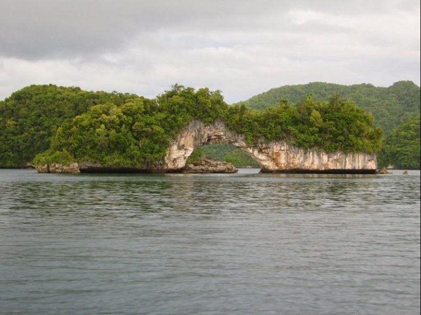 La rocosa isla de Palau