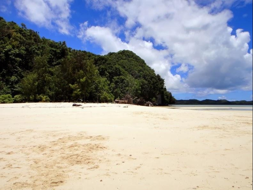 La rocosa isla de Palau