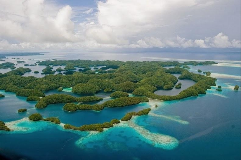 La rocosa isla de Palau