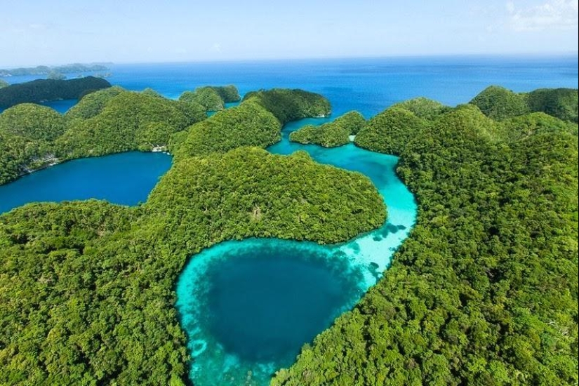 La rocosa isla de Palau