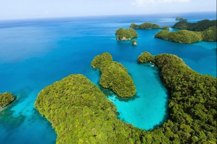 La rocosa isla de Palau