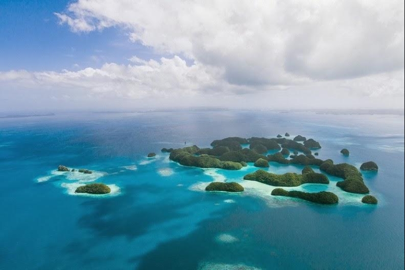 La rocosa isla de Palau