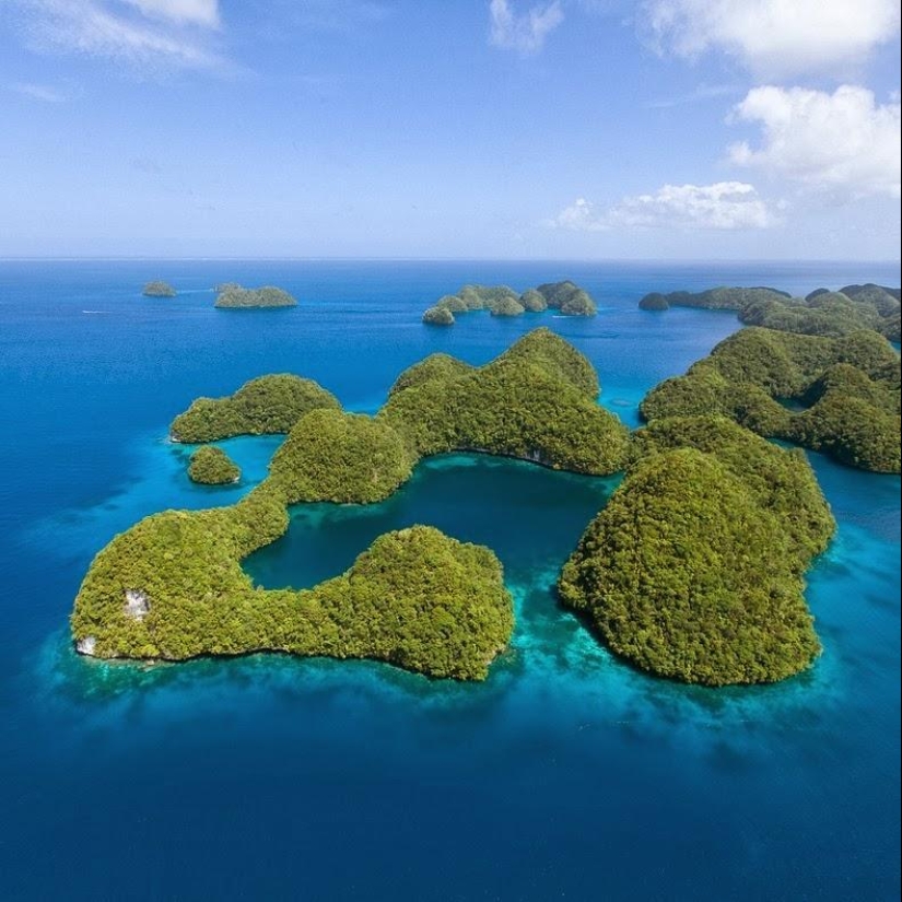 La rocosa isla de Palau