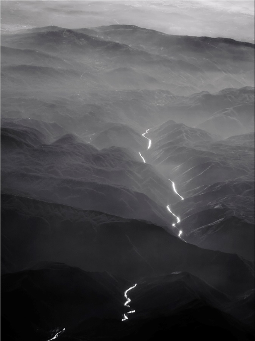 Landscapes from a height - abstract art