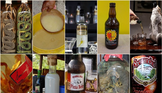 Las 10 bebidas alcohólicas más inusuales del mundo