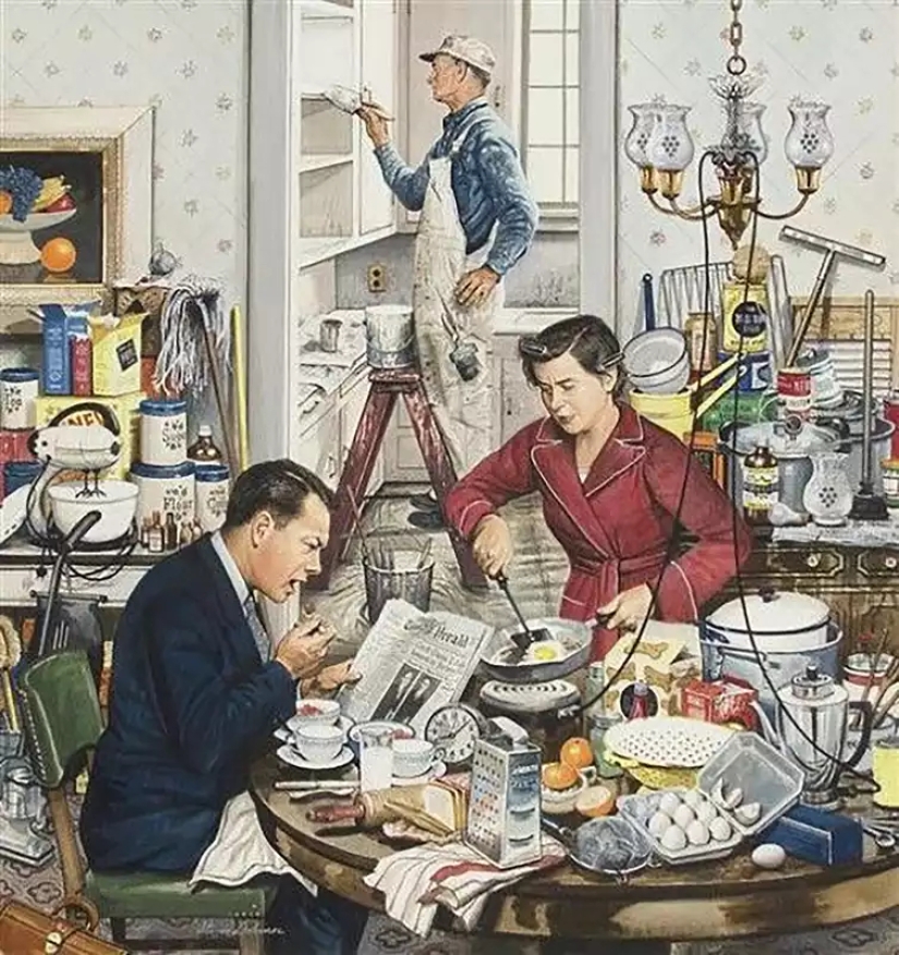 Las deliciosas ilustraciones del «realista meticuloso» Stephen Dohanos