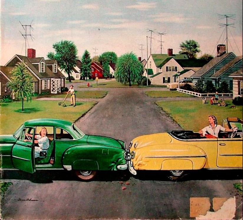 Las deliciosas ilustraciones del «realista meticuloso» Stephen Dohanos