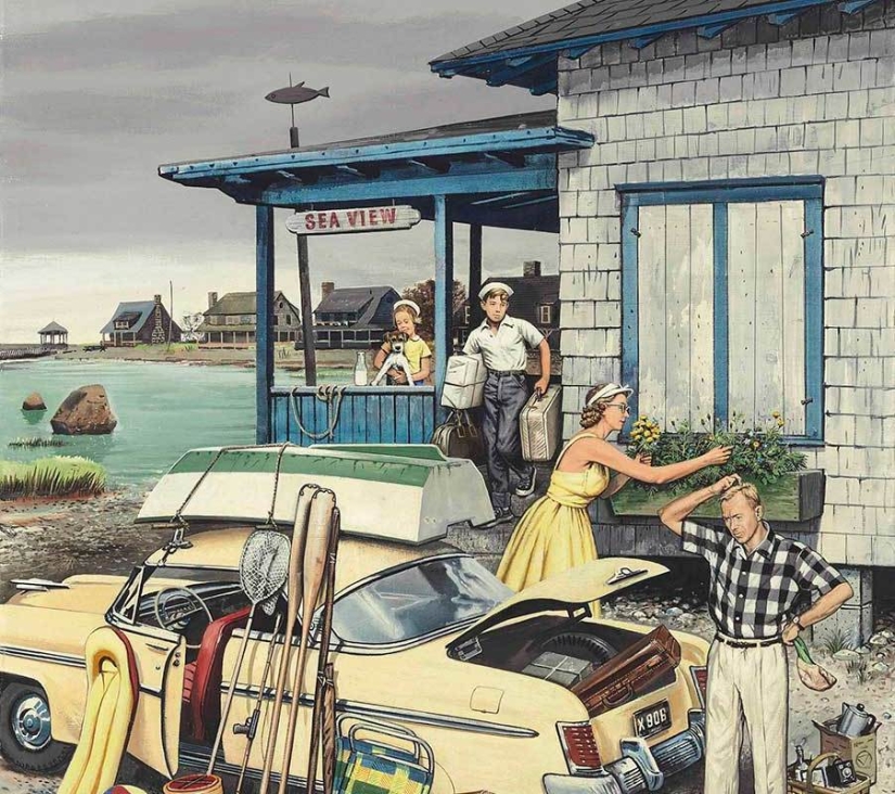 Las deliciosas ilustraciones del «realista meticuloso» Stephen Dohanos