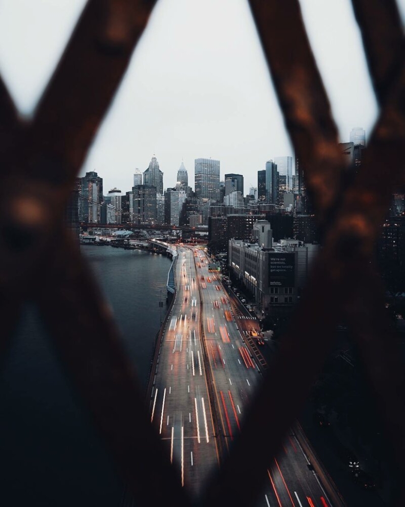 Las luces de la Gran Manzana: una vista inusual en nueva York