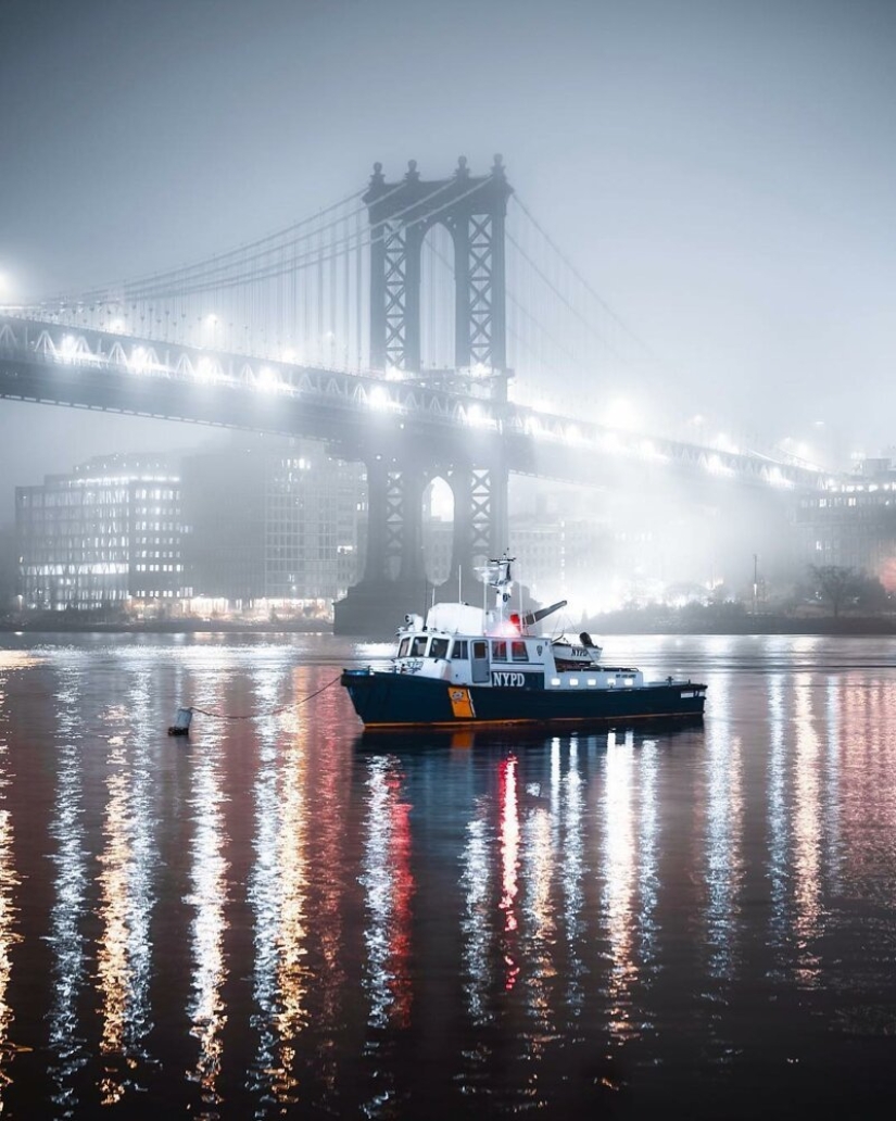 Las luces de la Gran Manzana: una vista inusual en nueva York