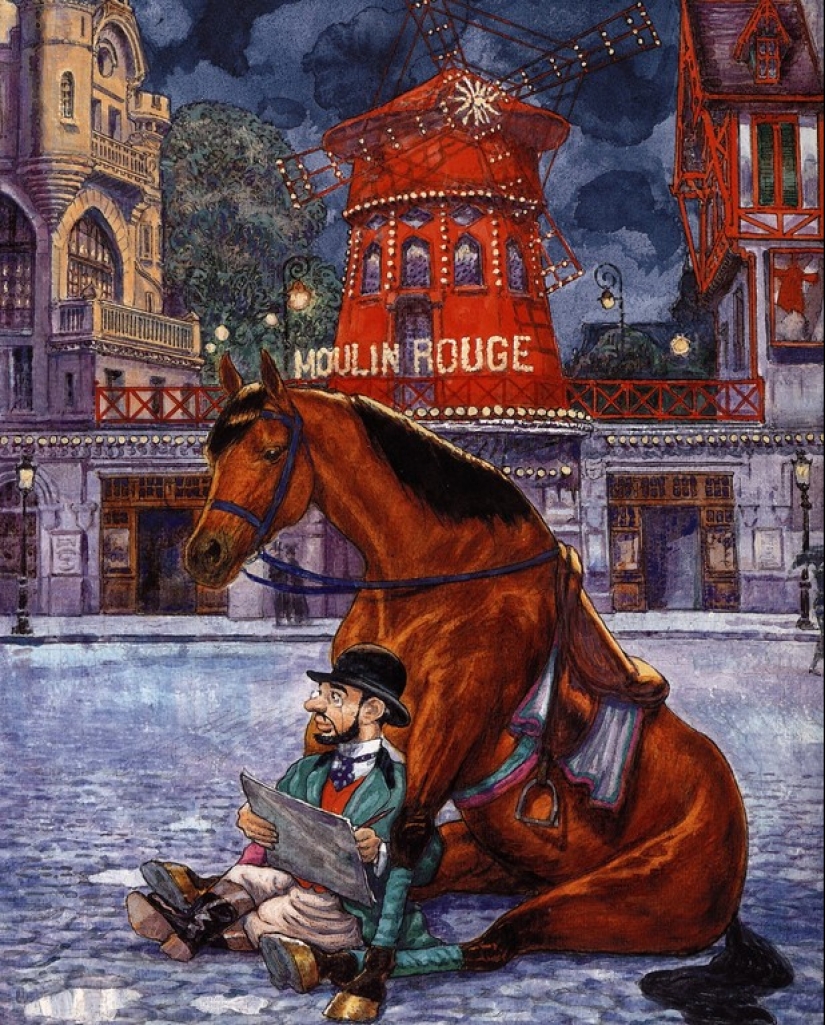 Las vidas de grandes artistas en las caricaturas y cómics de Gradimir Smudja