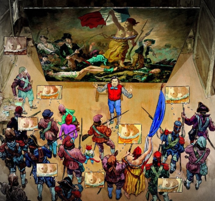 Las vidas de grandes artistas en las caricaturas y cómics de Gradimir Smudja