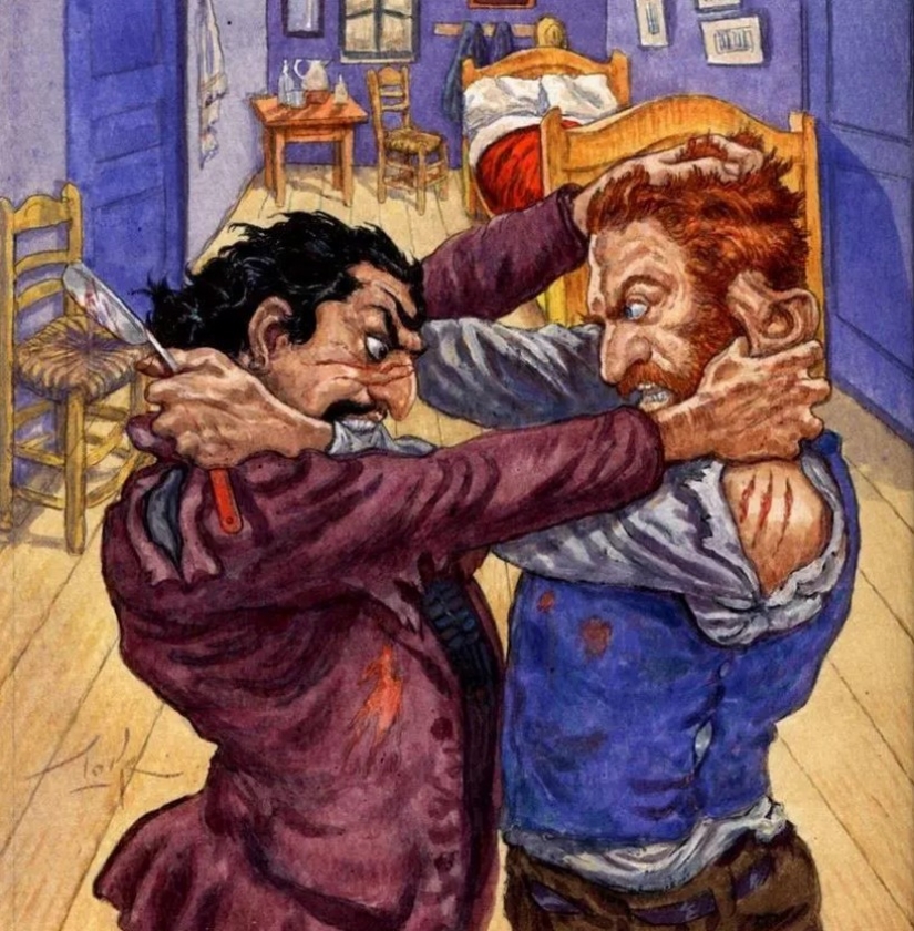 Las vidas de grandes artistas en las caricaturas y cómics de Gradimir Smudja