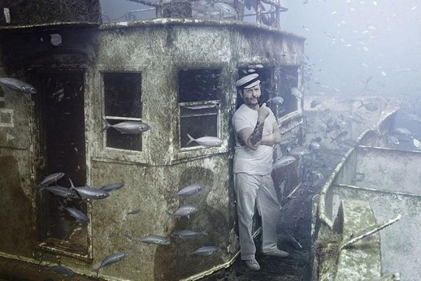 Life on a sunken ship: the underwater world of photographer and diver Andreas Franke