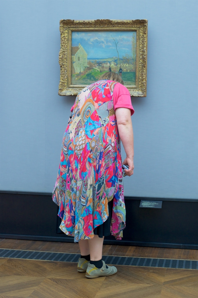 Life repeats art: an Austrian takes photos of museum visitors who "coincided" with the paintings