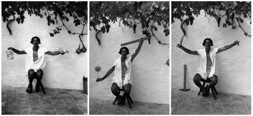 Locura doméstica: en su propia villa, Salvador Dalí no era tímido con nadie