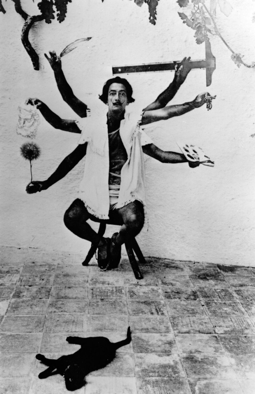 Locura doméstica: en su propia villa, Salvador Dalí no era tímido con nadie