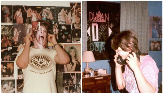 Los carteles no ocurre gran cosa: la típica habitación de un Americano de los ' 80 adolescente Los carteles no ocurre gran cosa: la típica habitación de un Americano de los ' 80 adolescente