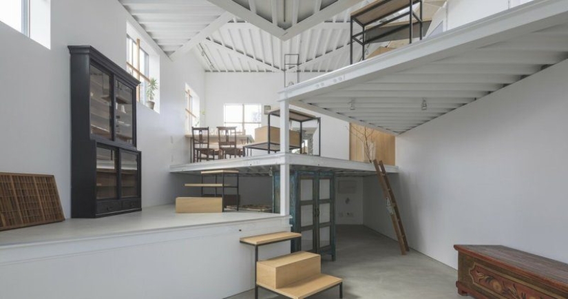 Los Japoneses han creado la más inusual en el mundo del diseño, renunciar totalmente a las paredes