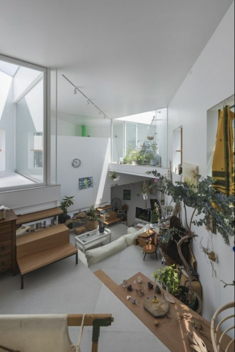 Los Japoneses han creado la más inusual en el mundo del diseño, renunciar totalmente a las paredes