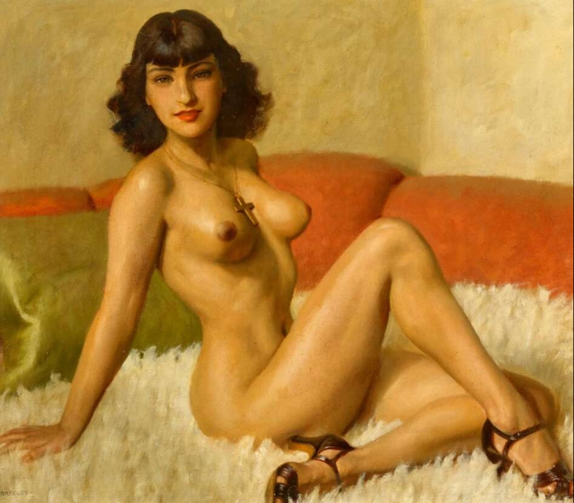 Los secretos de las mujeres en las pinturas del maestro de la pintura erótica Marcel von Herfeldt