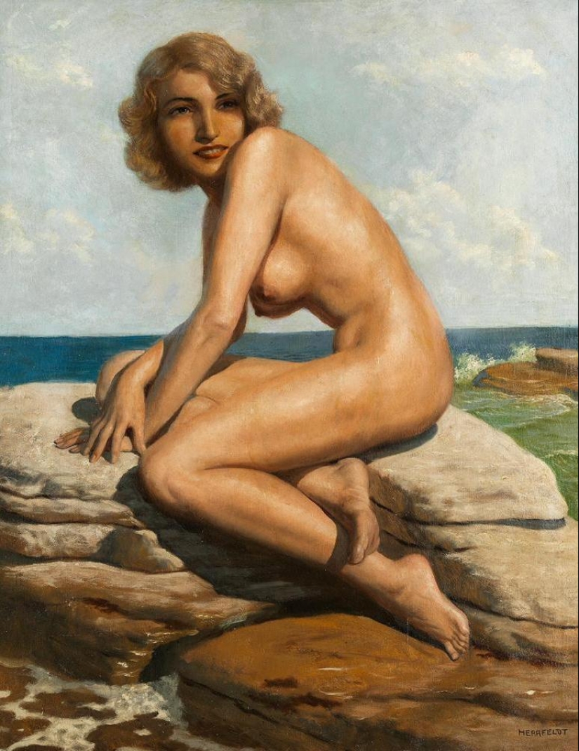 Los secretos de las mujeres en las pinturas del maestro de la pintura erótica Marcel von Herfeldt