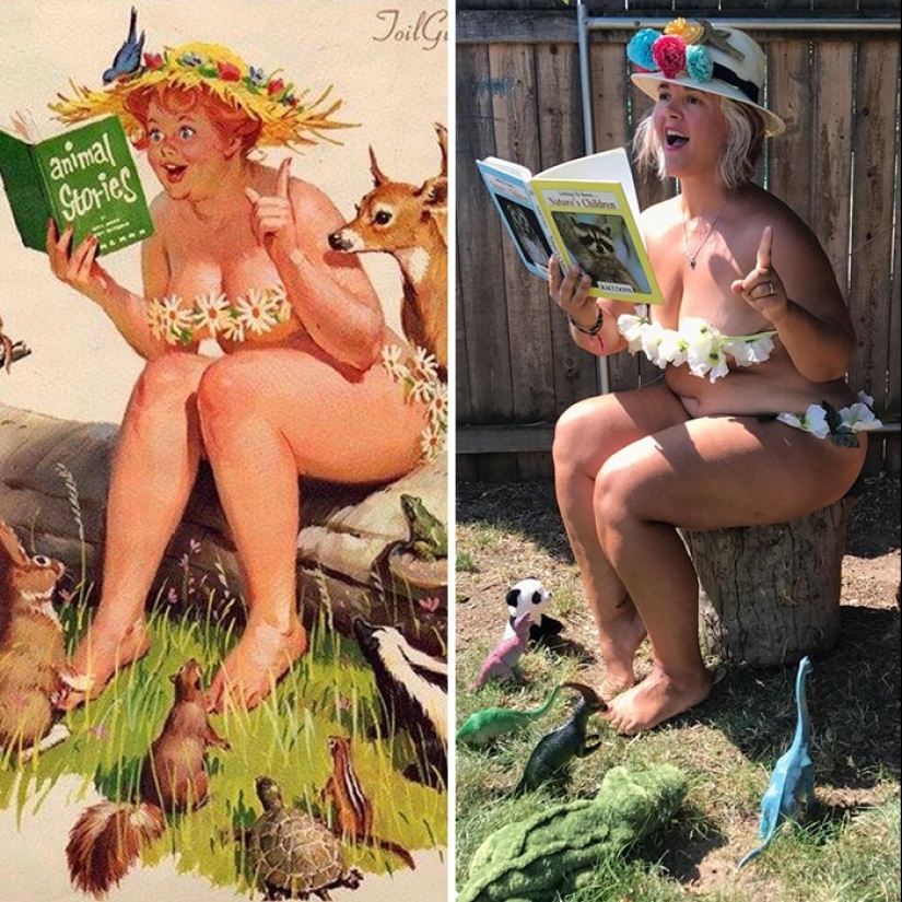 Luxurious Hilda in a modern interpretation: a woman recreated the images of the famous pin-up BBW from the 50s Luxurious Hilda in a modern interpretation: a woman recreated the images of the famous pin-up BBW from the 50s