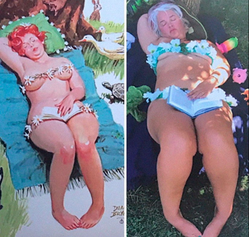 Luxurious Hilda in a modern interpretation: a woman recreated the images of the famous pin-up BBW from the 50s Luxurious Hilda in a modern interpretation: a woman recreated the images of the famous pin-up BBW from the 50s