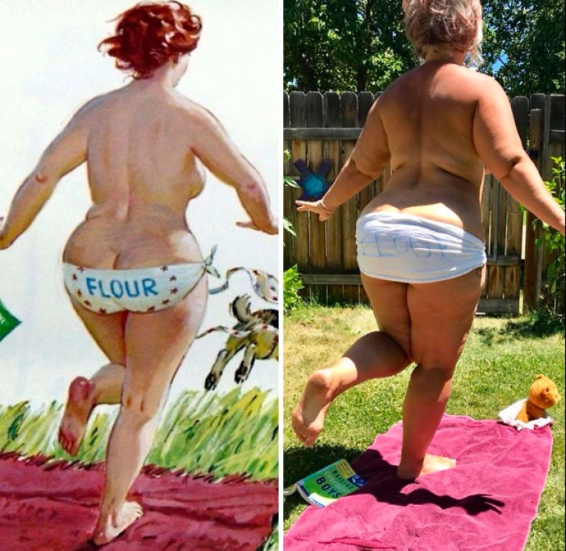 Luxurious Hilda in a modern interpretation: a woman recreated the images of the famous pin-up BBW from the 50s Luxurious Hilda in a modern interpretation: a woman recreated the images of the famous pin-up BBW from the 50s