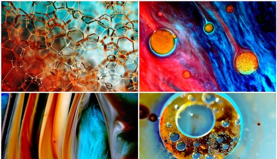 Macrophoto of liquids