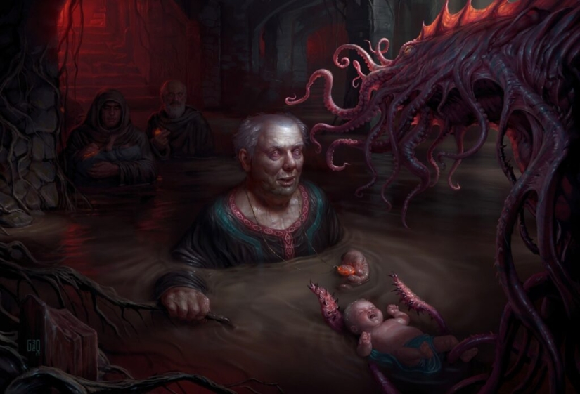 Maestro del terror escalofriante Flavio Greco Paglia