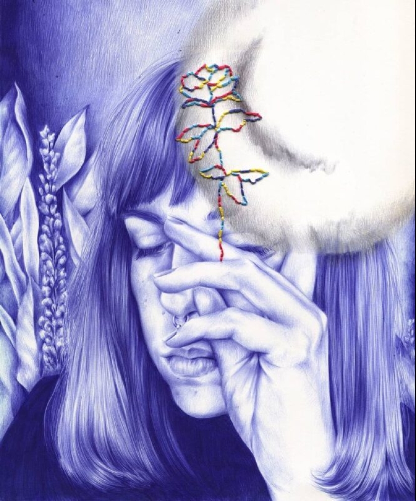 Make everyday life with a pen: surreal works by Nuria Riaza Make everyday life with a pen: surreal works by Nuria Riaza