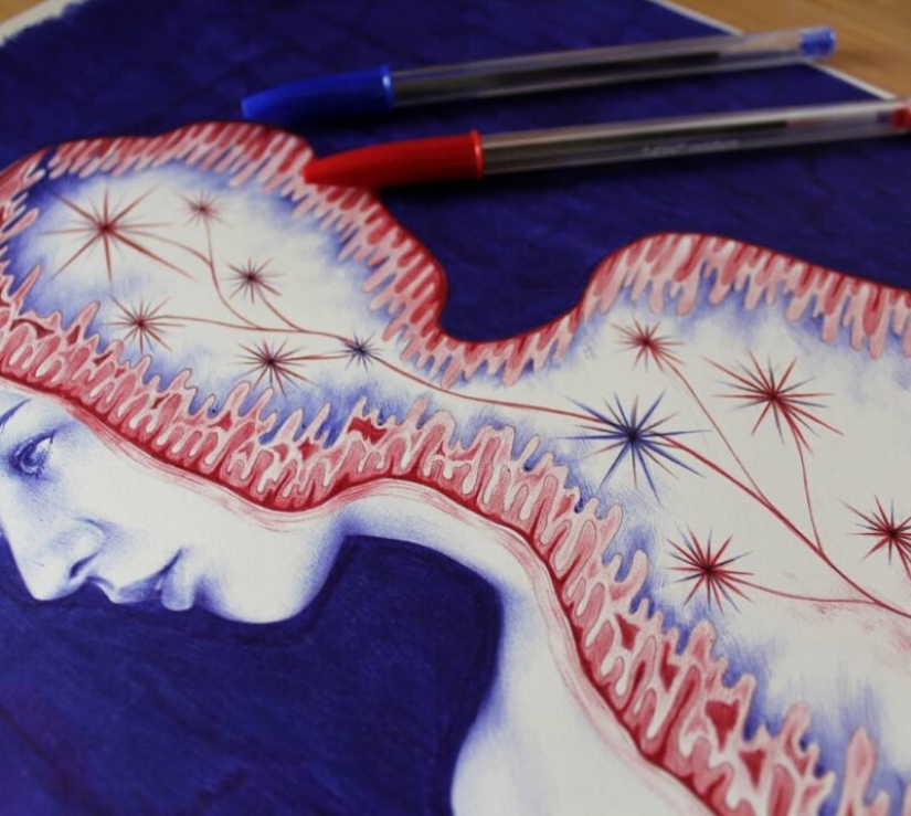 Make everyday life with a pen: surreal works by Nuria Riaza Make everyday life with a pen: surreal works by Nuria Riaza