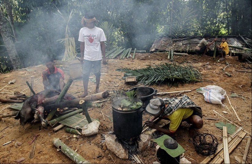 Manene Festival, during which the Toraja people dig up the bodies of their deceased relatives