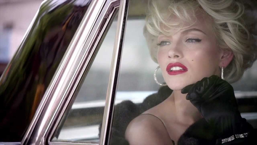 Marilyn Monroe turned out great in these pictures... only she wasn't there