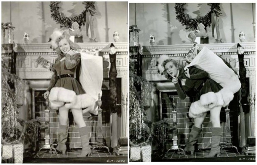 Marilyn Monroe turned out great in these pictures... only she wasn't there