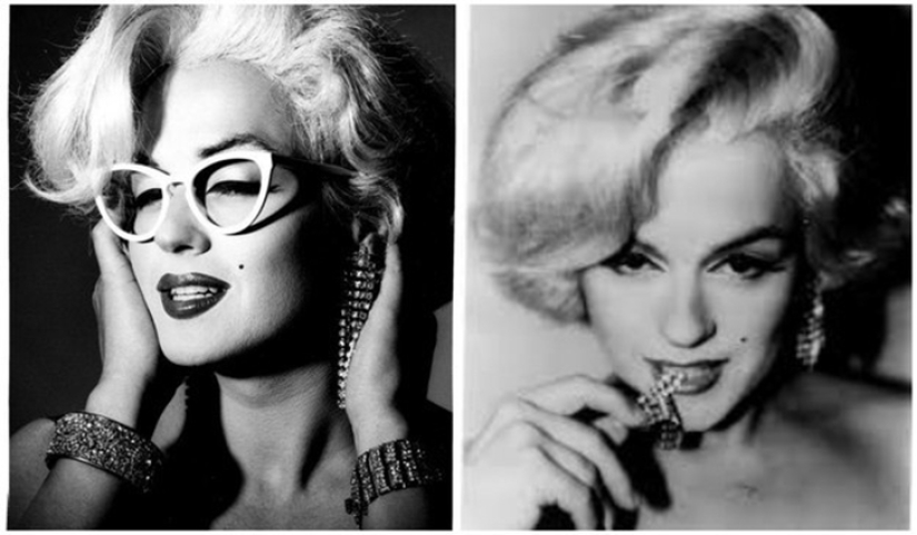Marilyn Monroe turned out great in these pictures... only she wasn't there