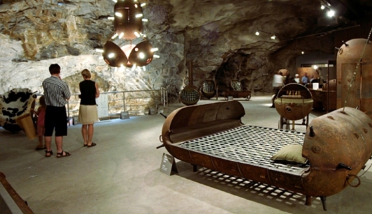 Mati Karmin and his frightening furniture made of sea mines