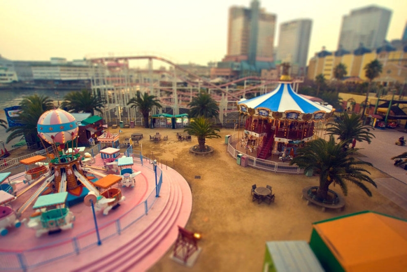 "Miniaturización" de megaciudades por Ben Thomas